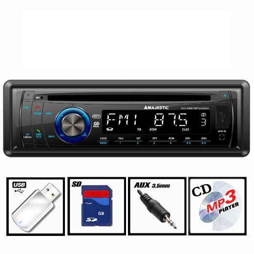Majestic SCD-645 BT/MP3/USB/AX